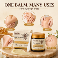 Baume réparateur au venin d'abeille DAQAN, miel de Manuka et propolis, baume raffermissant, lissant et nourrissant pour les peaux sèches, rugueuses et fatiguées, 120ML