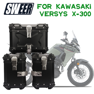 Accessoires de moto modifiés Support de boîte latérale pour <span class=keywords><strong>Kawasaki</strong></span> <span class=keywords><strong>Versys</strong></span> <span class=keywords><strong>X300</strong></span> Accessoires - Product Image 2