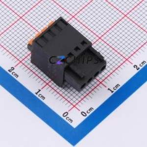 DB2EKD-2.5-4P-BK Plug-in Terminal Block P=2.5mm Connector ( Connector Type: Male Plug )( Construction: 1x4P )( Pitch: 2.5mm ) - Product Image 2