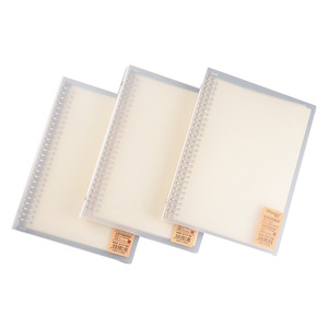 Carpeta Espiral Reutilizable con Cubierta Transparente de PP Esmerilado, Impermeable, Personalizable OEM, para Organizador y Planificador - Product Image 1