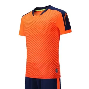 Professional Stock Polyester Man's Football Soccer Teamwear Custom OEM Service Is Avalibale