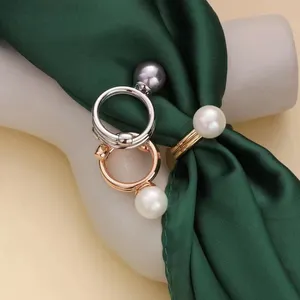 Wholesale High Quality Silk Buckle Scarf Rings Alloy Butterfly Shape Scarf Fixing Buckles