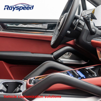 Kit de mise à niveau intérieur marron personnalisé pour Porsche Cayenne 955 957 958, conversion complète de la cabine