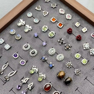 Aretes <span class=keywords><strong>de</strong></span> plata con ágata aretes <span class=keywords><strong>de</strong></span> argolla con diamantes pendientes simples <span class=keywords><strong>de</strong></span> aro plata 925 <span class=keywords><strong>alambre</strong></span> para pendientes - Product Image 1