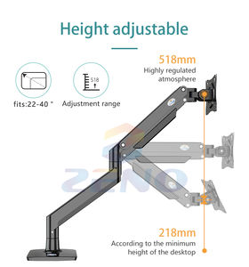 แขนยึดจอภาพแบบ Heavy Duty ขนาด 22 นิ้ว ถึง 40 นิ้ว รองรับ VESA 75x75 มม./100x100 มม. คุณภาพสูง ออกแบบตามหลักสรีรศาสตร์ พร้อมระบบสปริงแบบกลไก - Product Image 3