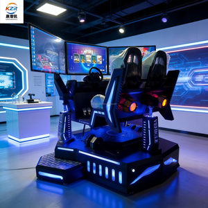 ผู้ผลิตเครื่องเล่นเกมไดนามิกสำหรับศูนย์สันทนาการจำลองการแข่งรถแบบสามจอภาพ ระบบ VR หกแกน - Product Image 2