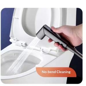 JAPON TARZI Döner İki Kademeli Plastik ŞATAF Püskürtme Tabancası MİNİ HORTUMLU DUŞ BAŞLIĞI Tuvalet Bide Araba Yıkama için Modern Tasarım ile - Product Image 4