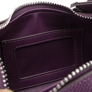 Bolsos de diseño de cuero genuino para mujer de alta calidad bolsos italianos para mujer bolso de <span class=keywords><strong>color</strong></span> púrpura - Product Image 6