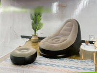 Portable PVC gonflable canapé chaise extérieur Air canapé gonflable canapé chaise longue pour chambre voyage Camping pique-nique gonflable canapé