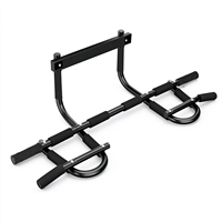 Barre de traction multifonctionnelle robuste pour portillon, barre de traction multi-positions pour tractions, dips, sit-ups, entraînement de la partie supérieure du corps à domicile
