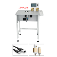 Électrique automatique USB données câble fil faisant la machine TYPE-C plug automatique colle de distribution et push cas shell machine