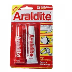 Araldite 5 Minutes Repaid Metal Glue 2*17ML High Performance Epoxy AB Adhesive