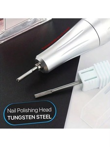 Ensemble de fraises pour ponceuse à ongles - Fraise en carbure de tungstène pour <span class=keywords><strong>manucure</strong></span> et pédicure électrique, outil de polissage des cuticules inodore - Product Image 3