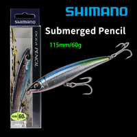 Crayon immergé appât de pistolet doré appât dur de haute qualité Shimano PB-315N flottant excellente posture de natation appât de pêche