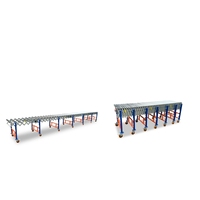 Table de convoyeur à rouleaux flexible pliable facile à plier 2026 avec pieds réglables pour ligne d'assemblage d'emballage