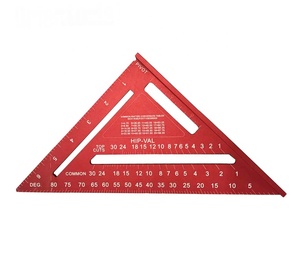 18cm Aluminum Metric Rafter Square Triangle <strong>Ruler</strong> Carpentry Speed Square - Product Image 5