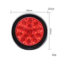Phare arrière de voiture étanche à 24LED, feu de Stop, feu de Stop, clignotant, pour camion, remorque, véhicules