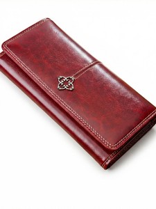 Fashion Women Retro Oil Wax Leather <b>Long</b> <b>Wallet</b> Large Capacity ID Card Holder Coin Bag Luxury Vintage Ladies Hand Purse - Product Image 1