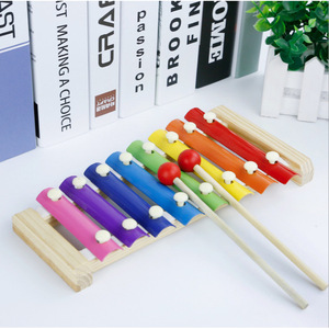 Jouet à main en bois à huit tons pour bébés et tout-petits, instrument de musique éducatif précoce, jouet pour enfants à 8 gammes - Product Image 3