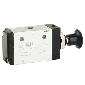 Válvula de control de aire manual Jinen 3R210-08 de 3 vías y 12,5 mm para cambio de dirección - Product Image 3