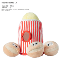 Jouet 2-en-1 en peluche de coton écologique pour mâcher et câliner, résistant et doux pour les chiots qui font leurs dents et pour les jeux énergiques en extérieur