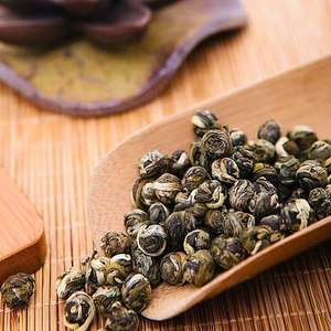 Té Verde de Jazmín Dragon Pearl Bailongzhu al por Mayor, <span class=keywords><strong>Hojas</strong></span> Sueltas de Fujian, en Bolsas al Vacío o en Caja - Product Image 4