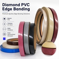 Bande de bordure PVC bleu nuit scintillante 1,5 mm x 22 mm, finition de placage de meuble SGS