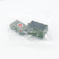 Kit d'accessoires médicaux en gros, boîte miniature, jouet DIY, figurines d'équipement moderne, accessoires de blocs de construction, étui à armes