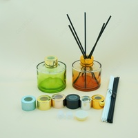 Diffuseurs à roseaux Diffuseur de roseaux parfumés de luxe Bouteille en verre de luxe Parfum de chambre Parfum de chambre Diffuseur de roseaux Coffret cadeau