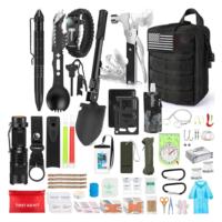 Kit de survie d'aventure en plein air multifonctionnel personnalisable équipement d'urgence pondéré Oxford pour l'escalade Camping sac Oxford