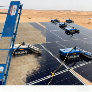 Robot de nettoyage automatique de panneaux solaires SSS, efficace, flexible et automatique, équipement de nettoyage solaire - Product Image 5