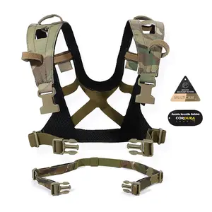 Emersongear Cordura 500D Nylon Tactical Combat Suspender Convertible Chest Rig Shoulder Harness Strap Fit CP Style AIRLITE