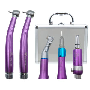 Kit de turbina Dental de alta y baja velocidad, 2 uds., pieza de mano de botón Pana Max + Motor de aire recto de contraángulo 203C, juego de vías de agua externas - Product Image 1