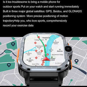 Nouvelle montre intelligente de sport en plein air NFC Pgd 4 Go + 64 Go Écran de 2,03 pouces avec fonction Wifi Enregistrement Réception de <span class=keywords><strong>SMS</strong></span> <span class=keywords><strong>Android</strong></span> 4G Montre intelligente - Product Image 5
