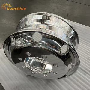 Оптовая продажа с завода в Китае: 22,5-дюймовый (22,5x7,50) алюминиевый колесный диск Alcoa для тяжелых грузовиков, размер 10R22.5 - Product Image 5