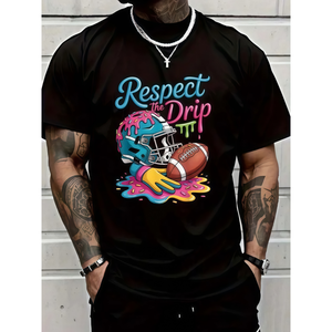 T-shirt de haute qualité 100% coton, taille plus, impression numérique personnalisée, logo, 230 g/m², t-shirt uni à col rond pour homme, t-shirt personnalisé - Product Image 4