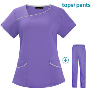 ชุดสูทแขนสั้นสำหรับผู้หญิงชุดยูนิฟอร์มสำหรับโรงพยาบาลทันตกรรมช่องปาก - Product Image 6