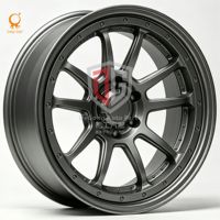 Jantes forgées à 8 branches rivetées, finition bronze mat, 18-23 pouces, PCD personnalisé pour voitures de course JDM BMW Audi