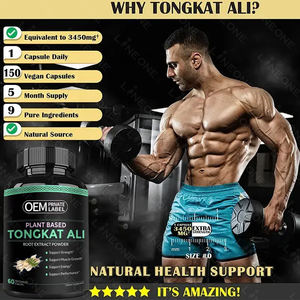 OEM/ODM Alta Qualidade Tongkat ali Cápsulas Promove Energia Natural e Vigores para Homens Tongkat Ali <span class=keywords><strong>Root</strong></span> Extrato Suplementos Herbal - Product Image 3