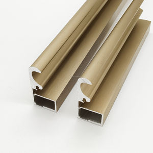 Kabinet Interior dapur, untuk lemari pakaian kamar tidur furnitur kaca buram profil pintu - Product Image 6