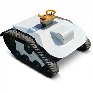 Eco-Friendly Lithium <b>Battery</b> 13HP <b>24V</b> Single Cylinder Remote Control Lawn Mower SK-500 All Terrain Slope Mowing Robot 500mm SK-5 - Product Image 6