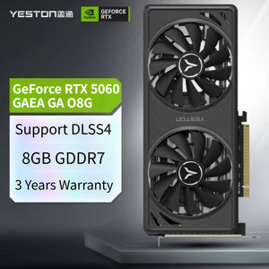 NOUVEAU YESTON GPU GeForce RTX 5060Ti GAEA 8GB GA GDDR7 128 bits Composants d'ordinateur de jeu de bureau en stock - Product Image 1