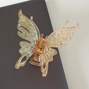 Pinza de Pelo Grande con Forma de Mariposa, Pinza de Pelo Acrílica, Accesorios de Moda para el Cabello, Venta al por Mayor - Product Image 4