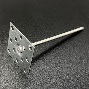 Fixations adhésives pour isolation en maille perforée, plaques de base perforées pour le fixation de la laine de roche, de la laine de verre, du XPS et de l'EPS - Product Image 1