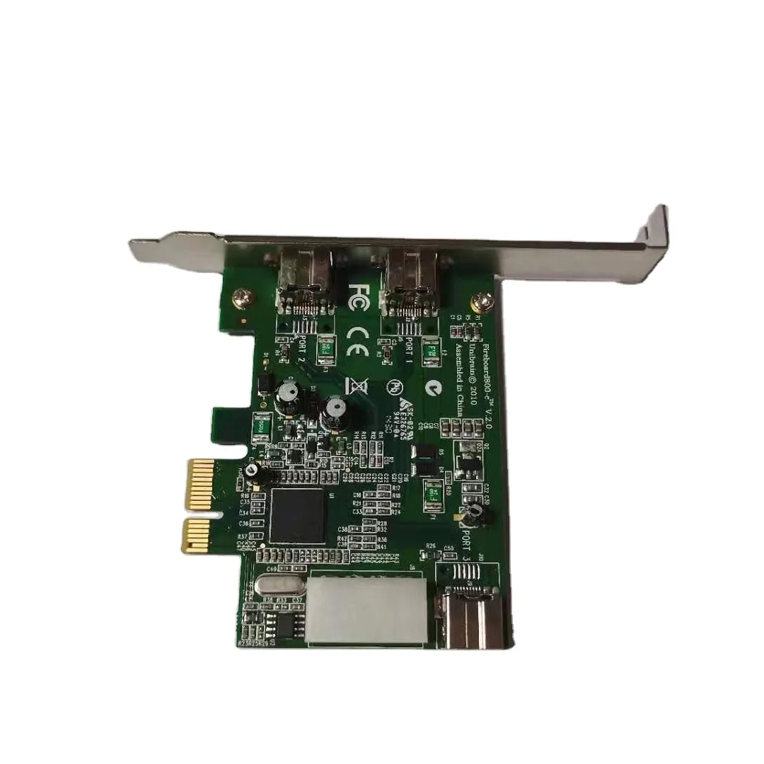 Adaptador de tarjeta FireWire PCI Express, 3 puertos, 2b 1394, 1394 FW, PCIe FireWire 800 / 400