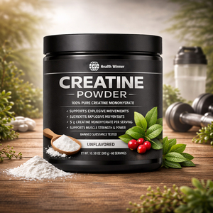 Premium 100% Pure Creatine Monohydrate Instant Powder Adult Dietary <strong>Supplement</strong> <strong>Banned</strong> Substance Tested Logo Support - Product Image 1