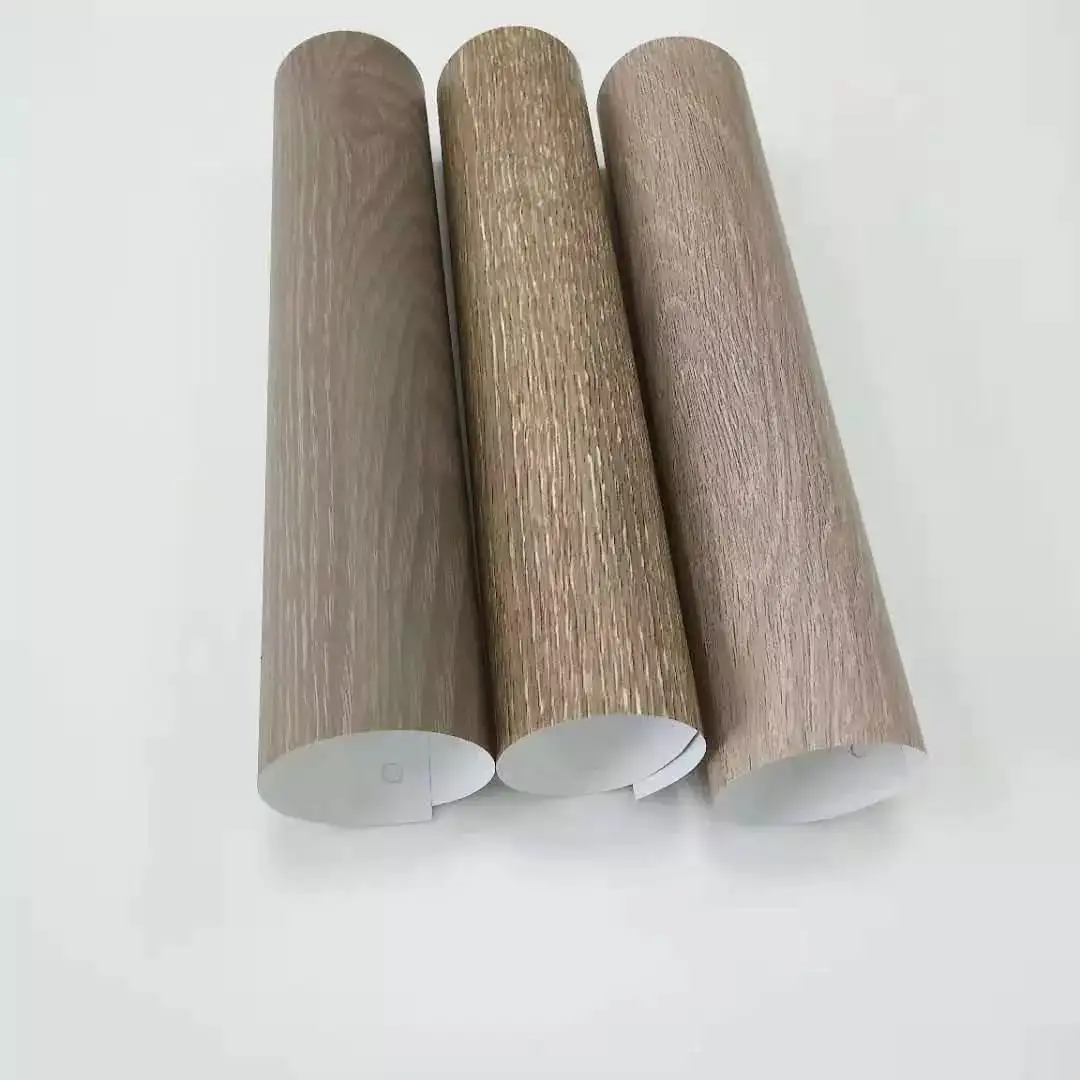 Wood Color Decorative Furniture Film 3D Pvc Sheet for Door Wood Grain CHERRY Embossed 0.35*1400mm 100M/ROLL Traditional 2 Years