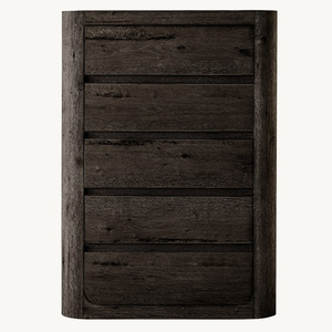 <span class=keywords><strong>Commode</strong></span> de rangement en bois personnalisable Rhoohill, style américain vintage, en bois massif, 5 tiroirs, pour chambre à coucher - Product Image 6