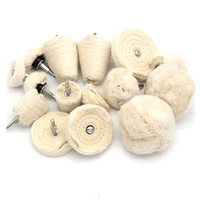 Kit de roues de polissage en coton pour outils à main du fabricant Roue de polissage en coton blanc pour disque de polissage des métaux en acier inoxydable