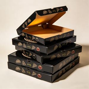 Disposable Fast Food Packaging <b>Box</b> Pizza Pinsa Burger Fried Chicken Paper Food <b>Box</b> Custom Logo Wholesale - Product Image 2